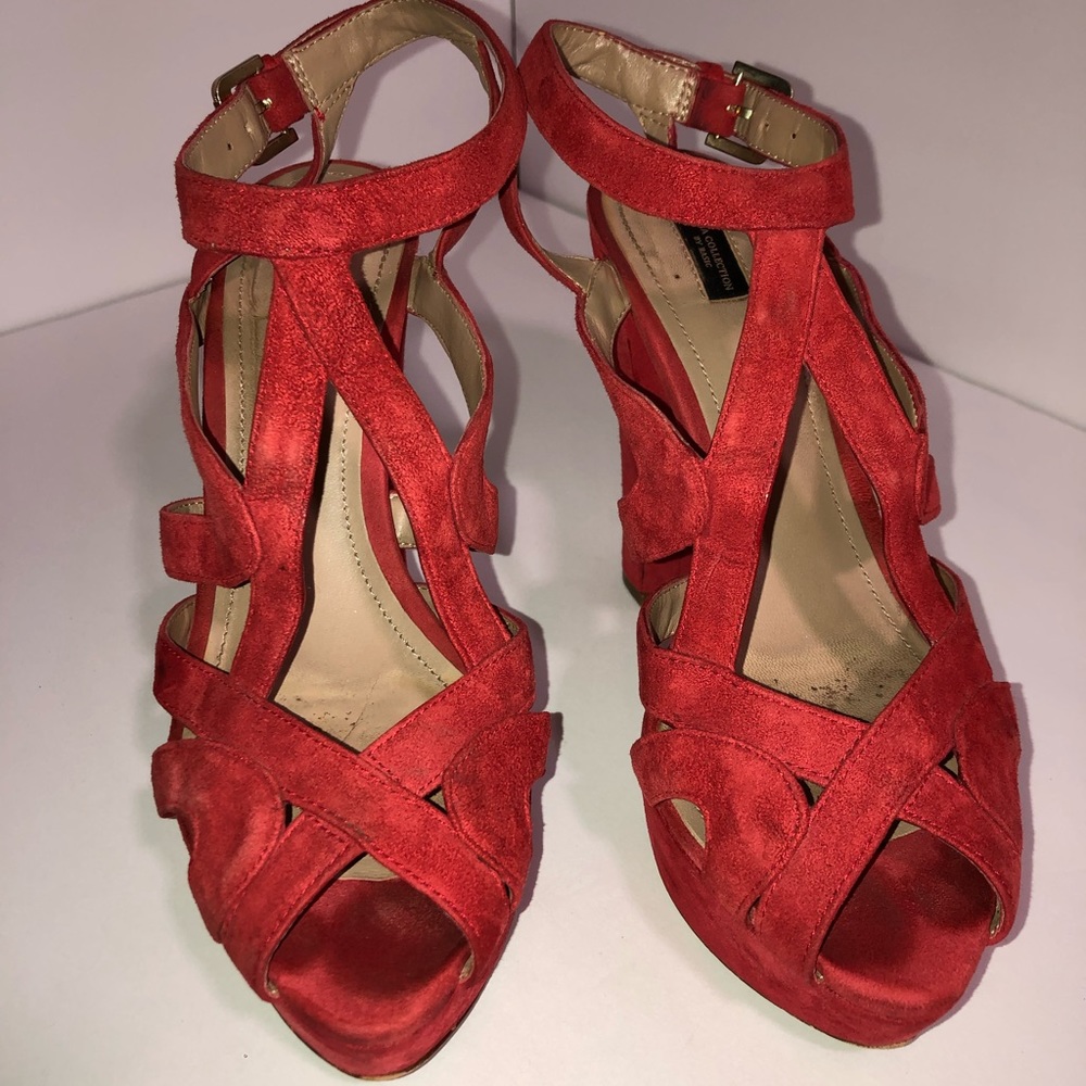 Zara Collection Platform Block Heels - Picture 4 of 8
